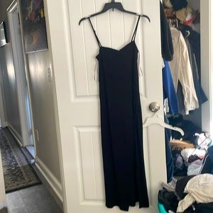 NEW NEVER WORN black slit dress